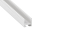 Lumines profile type FLEXA lacquered white, 4,15 m