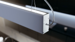 LUMINES DULIO Linear LED Luminaire - silver anodized - 4000K - 60cm