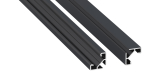Profile LUMINES type ajar Rock Anthracite lacquered 3 m