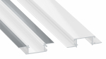 Lumines profile type ZATI lacquered white, without perforation 3 m