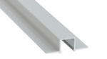 Profile LUMINES type GAUDI silver anodized without perforation 2,02 m