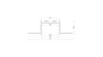 Profile LUMINES type akin nonanodized 3 m