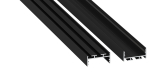 Profile LUMINES type aria black anodized 6,28 m