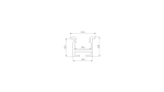 Lumines profile type inFLEXA nonanodized, 1 m