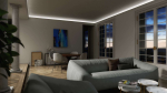 Lumines profile type LOGI lacquered white, 2,02 m