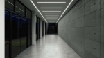 Lumines profile type inSileda lacquered white, 1 m