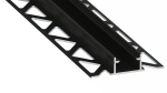 Profile LUMINES type NIPO black lacquered 1 m
