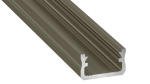 Lumines profile type A anodized inox, 3 m