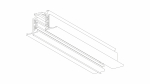 3-phase recessed-mounted track XTSF 4100-1 gray 1m
