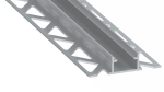 Profile LUMINES type NIPO silver anodized 1 m