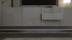 Lumines profile type Flaro lacquered white, 3 m