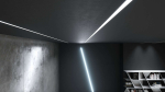 Lumines profile type Subli lacquered black, 2,02 m