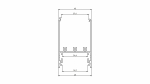 Profile LUMINES type Foldo non-anodized 3 m
