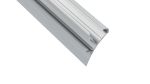 Lumines profile type LOGI anodized silver, 1 m