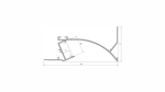 Lumines profile type Topo lacquered white, 1 m