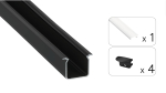 TEKKNI SKAGEN Set, black, frozen, 3 m 2.0