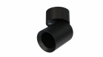Ceiling spotlight fixture SPOT LUMI rotating black