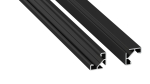 Profile LUMINES type ajar black anodized 6,28 m