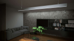 Lumines profile type CLARO lacquered white, 2,2 m