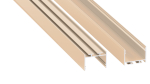 Profile LUMINES type alba Light Ivory lacquered 1 m