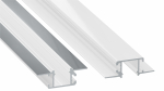 Lumines profile type MONO lacquered white without perforation 1m
