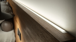 Lumines profile type J lacquered white, 3 m