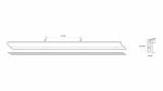 LED Neon Flex 3Y 4x10 140 LED/m 12W/m 24V YELLOW