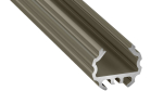Lumines profile Mico type anodized inox, 3 m