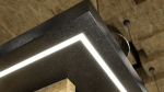 Lumines profile type B anodized silver, 1 m