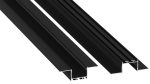 Profile LUMINES type akin black anodized 3 m