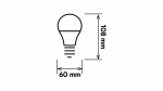 LED source E27 8W A60 Warm white