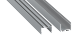 Profile LUMINES type alba silver anodized 1 m