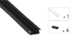 TEKKNI SELDE Set, black, frozen, 3 m 2.0