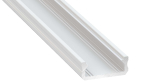 Lumines profile type D lacquered white, 1 m