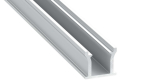 Lumines profile type RUNO anodized silver, 3 m