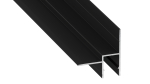 Profile LUMINES type Bruno black lacquered 2,02 m